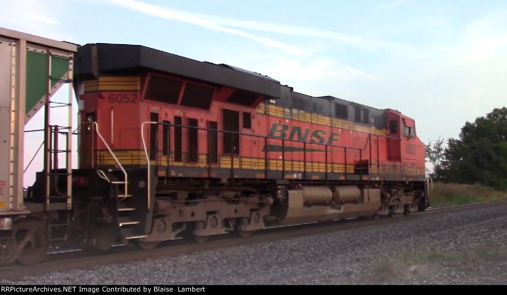 BNSF coal train DPU